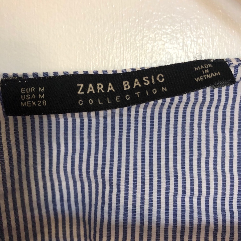 Zara Poplin Wrap Top - Picture 3 of 3